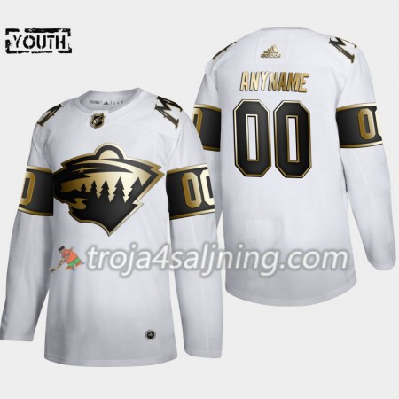 Minnesota Wild tröja Customized 2019-2020 Adidas Golden Edition Vit Authentic - NHL Tröjor Barn